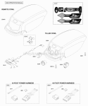 Cowls Power Harness Label Kit Diagram and Parts List for AA0201-0101-01  Briggs and Stratton Engine